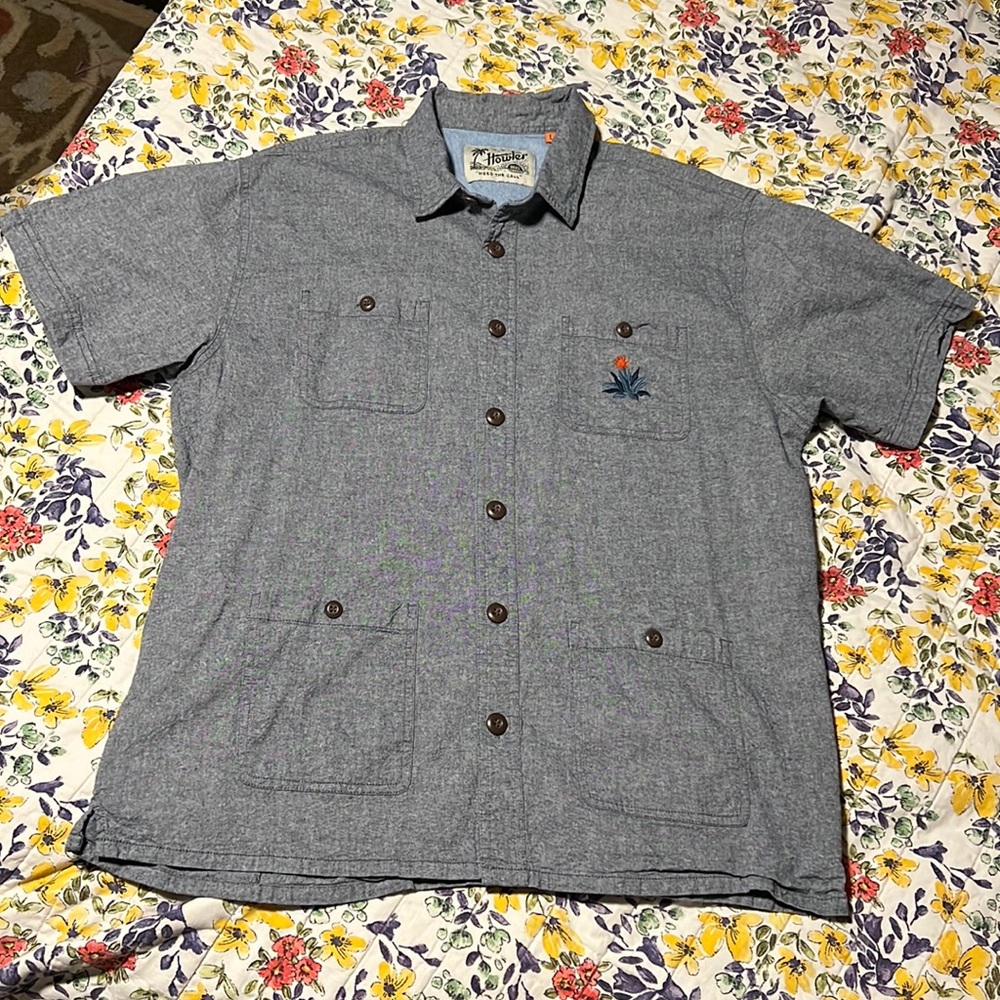 Howler Brothers Mens chambray button up